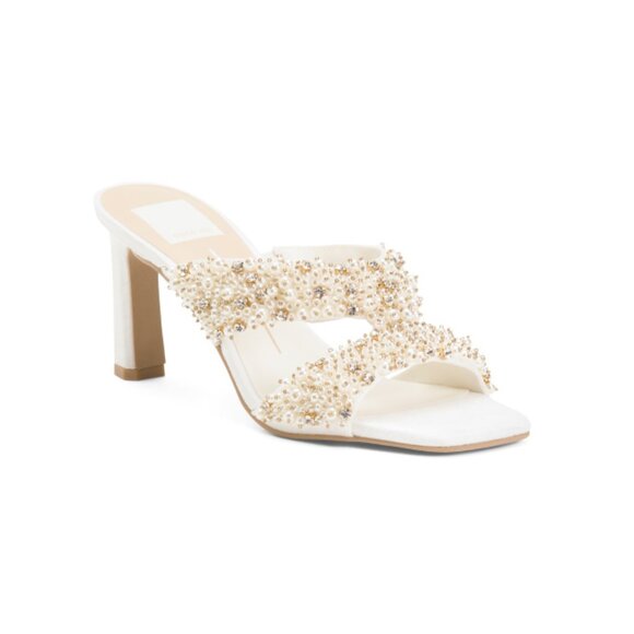 DOLCE VITA Dresses & Skirts - DOLCE VITA Ivory Gitel Rhinestone Heels